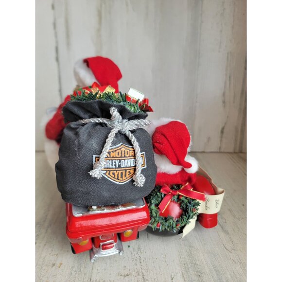 Clothtique possible dreams good day for a ride RARE Harley-Davidson Santa Mrs Cl - Picture 8 of 10